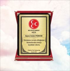 Kadife Kutulu Plaket 8