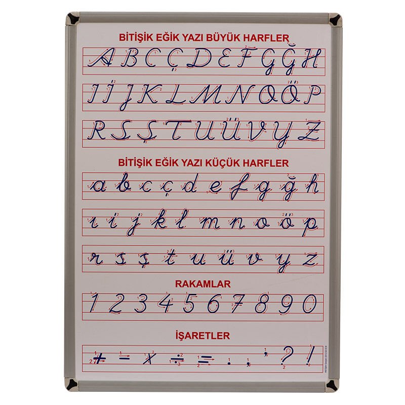 Eğik El Yazısı 50x70 cm