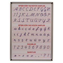 Eğik El Yazısı 50x70 cm