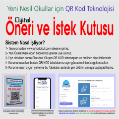 QR Kod Öneri İstek Kutusu