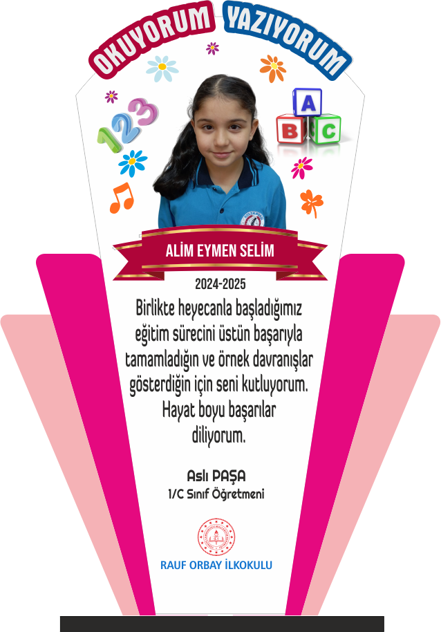 Okuyorum Yazıyorum Plaketi 14
