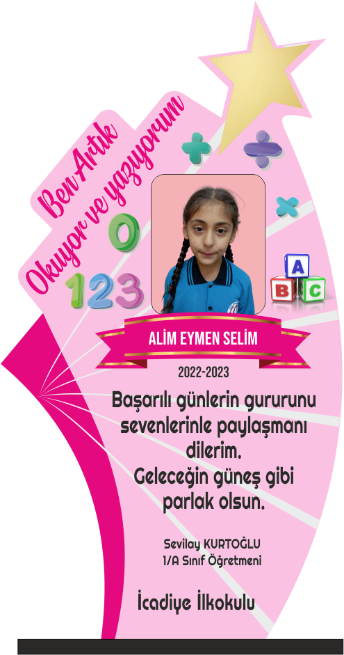 Okuyorum Yazıyorum Plaketi 16